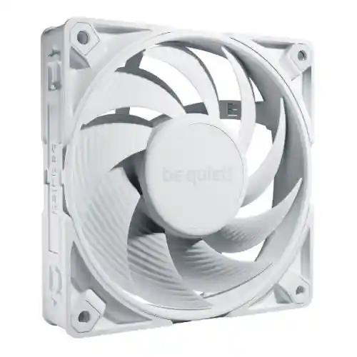 Be Quiet! (BL118) Silent Wings Pro 4 12cm PWM Case Fan, White, Up to 3000 RPM, 3x Speed Switch, Fluid Dynamic Bearing-0