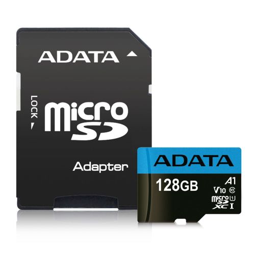ADATA 128GB Premier Micro SDXC Card with SD Adapter, UHS-I Class 10 with A1 App Performance - X-Case UK T/A ROG