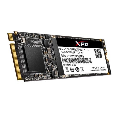 ADATA 1TB XPG SX6000 PRO M.2 NVMe SSD, M.2 2280, PCIe, 3D NAND, R/W 2100/1500 MB/s, 250K/240K IOPS - X-Case UK T/A ROG