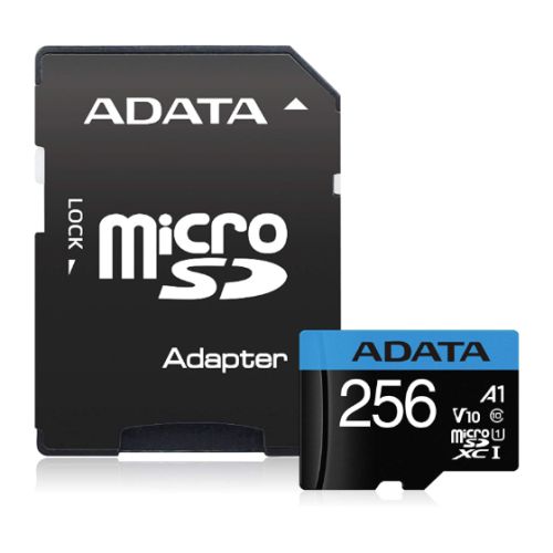 ADATA 256GB Premier Micro SDXC Card with SD Adapter, UHS-I Class 10 with A1 App Performance - X-Case UK T/A ROG