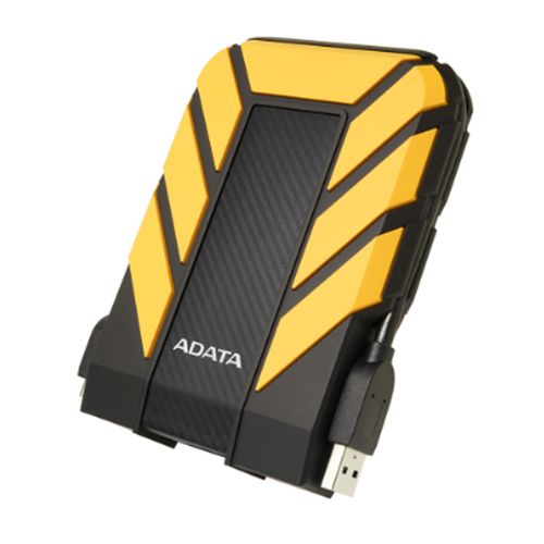 ADATA 2TB HD710 Pro Rugged External Hard Drive, 2.5", USB 3.1, IP68 Water/Dust Proof, Shock Proof, Yellow - X-Case UK T/A ROG