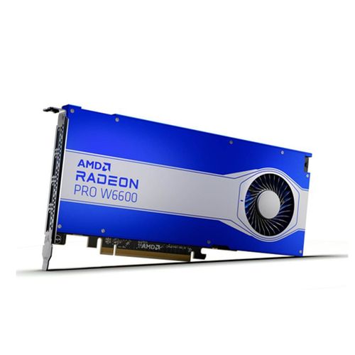 AMD Radeon Pro W6600 Professional Graphics Card, PCIe4, 8GB DDR6, 4 DP-0