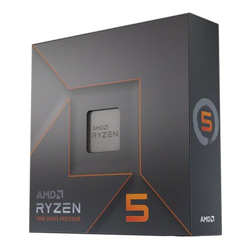 AMD Ryzen 5 7600X CPU, AM5, 4.7GHz (5.3 Turbo), 6-Core, 105W (142W Turbo), 38MB Cache, 5nm, 7th Gen, Radeon Graphics, NO HEATSINK/FAN-0