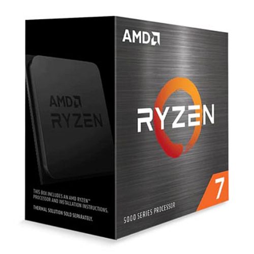 AMD Ryzen 7 5700X CPU, AM4, 3.4GHz (4.6 Turbo), 8-Core, 65W, 36MB Cache, 7nm, 5th Gen, No Graphics, NO HEATSINK/FAN-0