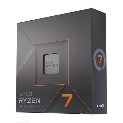 AMD Ryzen 7 7700X CPU, AM5, 4.5GHz (5.4 Turbo), 8-Core, 105W (142W Turbo), 40MB Cache, 5nm, 7th Gen, Radeon Graphics, NO HEATSINK/FAN-0