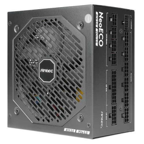 Antec 1000W NeoECO NE1000GM PSU, Fully Modular, FDM Fan, 80+ Gold, ATX 3.0, PCIe 5.0, Zero RPM Manager, Compact Design-0