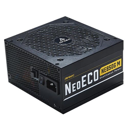 Antec 850W NeoECO Gold PSU, Fully Modular, Fluid Dynamic Fan, 80+ Gold, PhaseWave LLC + DC To DC, Zero RPM mode - Rusty Old Gamers