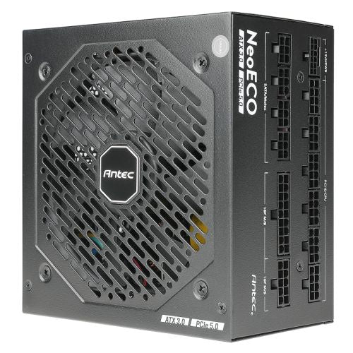 Antec 850W NeoECO NE850GM PSU, Fully Modular, FDM Fan, 80+ Gold, ATX 3.0, PCIe 5.0, Zero RPM Manager, Compact Design-0
