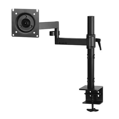 Arctic X1 Single Monitor Arm, Up to 43" Monitors / 49" Ultrawide, 180° Swivel, 360° Rotation - X-Case UK T/A ROG