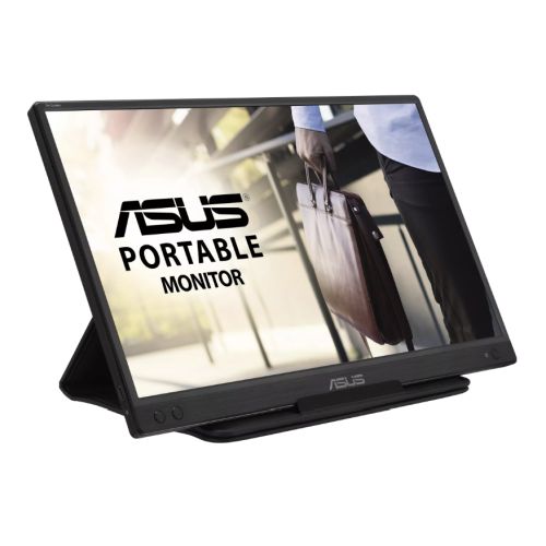 Asus 15.6" Portable IPS Monitor (ZenScreen MB166C), 1920 x 1080, USB-C, USB-powered, Auto-rotatable, Flicker Free, Blue Light Filter - X-Case UK T/A ROG