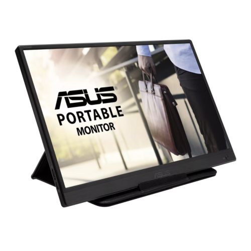 Asus 15.6" Portable Monitor (ZenScreen MB165B), 1366 x 768, USB 3.0, USB-powered, Slim, Auto-rotatable - X-Case UK T/A ROG