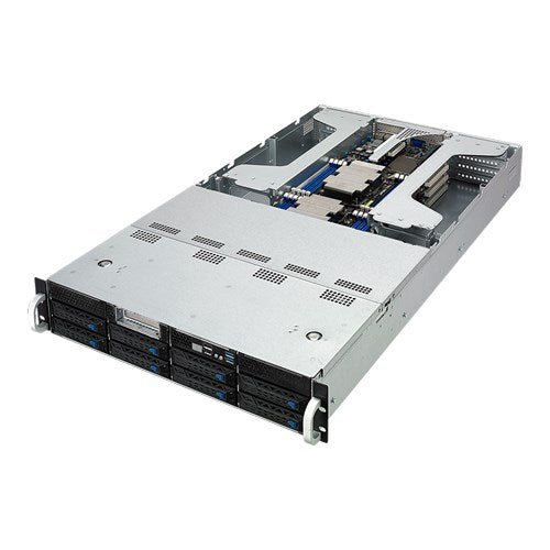 Asus (ESC4000 G4) 2U Rack-Optimised Barebone Server, Intel C621, Dual Socket 3647, 16x DDR4, 8 Bay Hot-Swap, 1+1 1600W Platinum PSU - X-Case UK T/A ROG