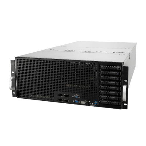Asus (ESC8000 G4) 4U High-Density GPU Barebone Server, Intel C621, Dual Socket 3647, Supports 8 GPUs, Dual GB LAN, 8 Bay Hot-Swap, 2+1 1600W Platinum PSU - X-Case UK T/A ROG