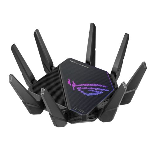 ASUS (GT-AX11000 PRO) ROG Rapture AX11000 Wireless Tri-Band Wi-Fi 6 Gaming Router, 10G LAN, 2.5G WAN, AiMesh, RangeBoost Plus, RGB - X-Case UK T/A ROG