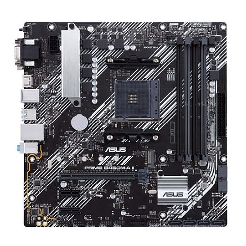 Asus PRIME B450M-A II, AMD B450, AM4, Micro ATX, 4 DDR4, VGA, DVI, HDMI, RGB Header, M.2 - X-Case UK T/A ROG