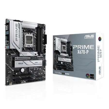 Asus PRIME X670-P, AMD X670, AM5, ATX, 4 DDR5, HDMI, DP, 2.5G LAN, PCIe4, 4x M.2 - X-Case UK T/A ROG