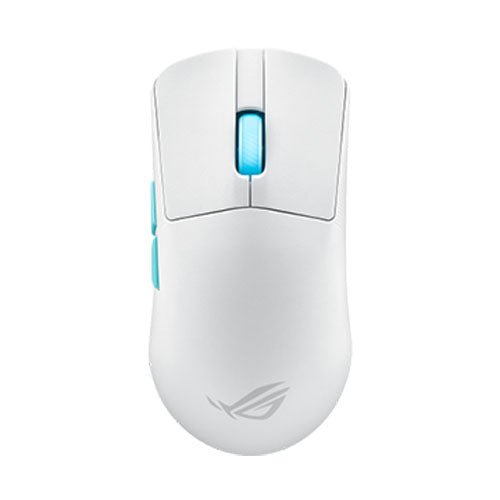 Asus ROG Harpe Ace Aim Lab Edition Gaming Mouse, Wireless/Bluetooth/USB, Synergistic Software, RGB, Mouse Grip Tape, White - X-Case UK T/A ROG