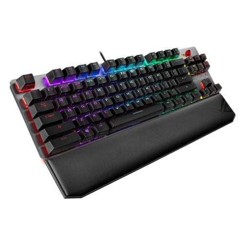 Asus ROG Strix SCOPE NX TKL DELUXE Compact Mechanical RGB Gaming Keyboard, ROG NX Mechanical Switches, Stealth Key, Quick-Toggle, Magnetic Wrist Rest - X-Case UK T/A ROG