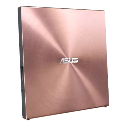 Asus (SDRW-08U5S-U) External Ultra-Slim 8X DVD Writer, USB 2.0, M-DISC Support, Pink - X-Case UK T/A ROG