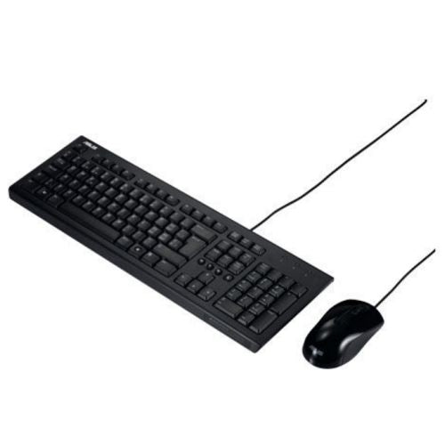 Asus U2000 Wired Keyboard and Mouse Desktop Kit, USB, 1000 DPI, Multimedia - X-Case UK T/A ROG