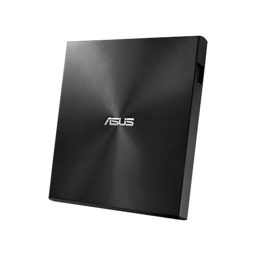 Asus (ZenDrive U9M) External Slimline DVD Re-Writer, USB-A / USB-C, 8x, M-Disc Support, Cyberlink Power2Go 8, Black - X-Case UK T/A ROG