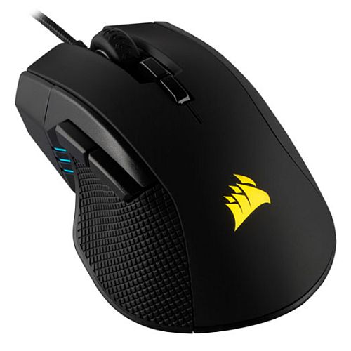Corsair Ironclaw RGB FPS/MOBA Lightweight Gaming Mouse, Contoured Shape, Omron Switches, 18000 DPI, 7 Programmable Buttons - X-Case UK T/A ROG