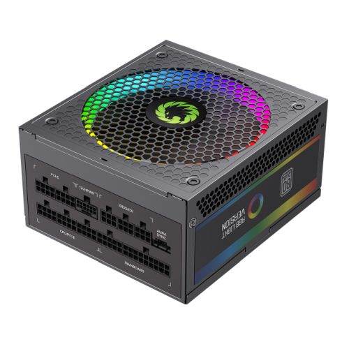 GameMax 1300W Platinum RGB PSU, Fully Modular, LLC+DC-DC, ARGB Fan, 80+ Platinum, ATX 3.0, PCIe 5.0, RGB Controller (25 Modes), Power Lead Not Included - X-Case UK T/A ROG
