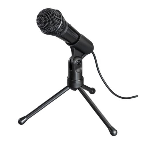 Hama MIC-P35 Allround Microphone for PC and Notebooks, 3.5mm Jack, Tripod - X-Case UK T/A ROG
