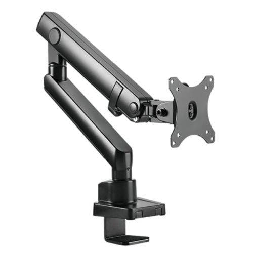 Icy Box (IB-MS313-T) Single Monitor Arm, up to 32" Monitors, Max 8kg, Spring-Assisted, 90° Swivel, 180° Base Rotate - X-Case UK T/A ROG