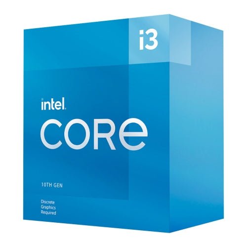 Intel Core I3-10105 CPU, 1200, 3.7 GHz (4.4 Turbo), Quad Core, 65W, 14nm, 6MB Cache, Comet Lake Refresh - X-Case UK T/A ROG