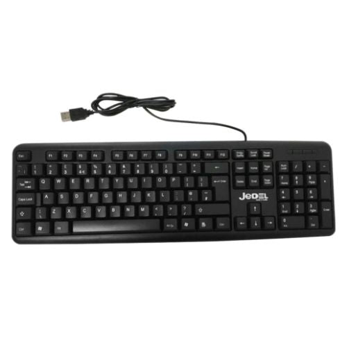 Jedel K11 Wired Keyboard, USB, Low Profile, Spill Resistant, Quiet Keys - X-Case UK T/A ROG