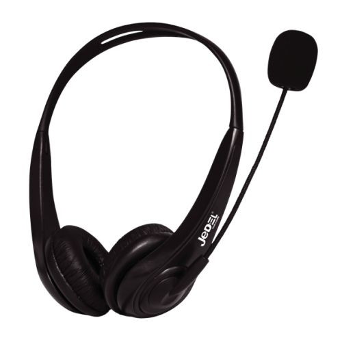 Jedel SH-712 USB Noise Cancelling Headset with Boom Microphone, In-line Controls - X-Case UK T/A ROG
