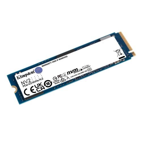 Kingston 250GB NV2 M.2 NVMe SSD, M.2 2280, PCIe4, R/W 3000/1300 MB/s - X-Case UK T/A ROG