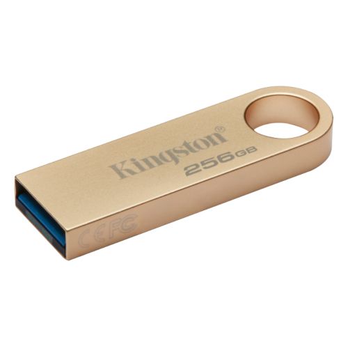 Kingston 256GB DataTraveler SE9 G3 Memory Pen, USB 3.2 Gen1 Type-A, Metal Gold Casing - Rusty Old Gamers