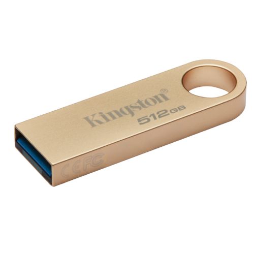 Kingston 512GB DataTraveler SE9 G3 Memory Pen, USB 3.2 Gen1 Type-A, Metal Gold Casing - Rusty Old Gamers