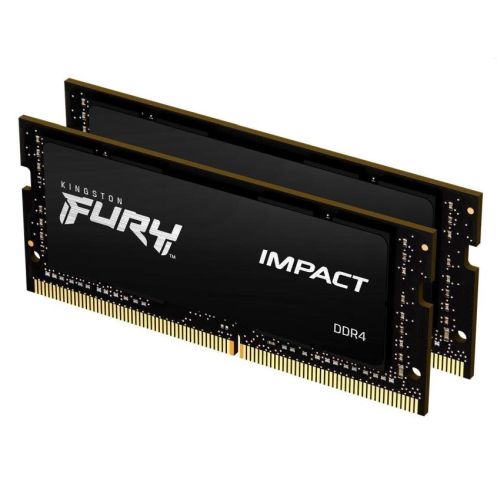 Kingston Fury Impact 32GB Kit (2 x 16GB), DDR4, 3200MHz (PC4-25600), CL20, SODIMM Memory - X-Case UK T/A ROG