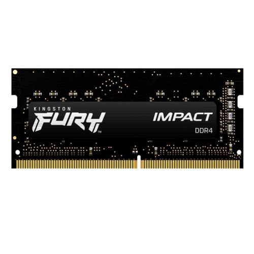 Kingston Fury Impact 8GB, DDR4, 3200MHz (PC4-25600), CL20, SODIMM Memory - X-Case UK T/A ROG