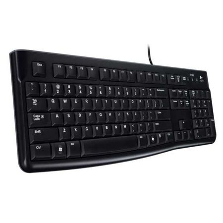 Logitech K120 Wired Keyboard, USB, Low Profile, Quiet Keys, OEM - X-Case UK T/A ROG