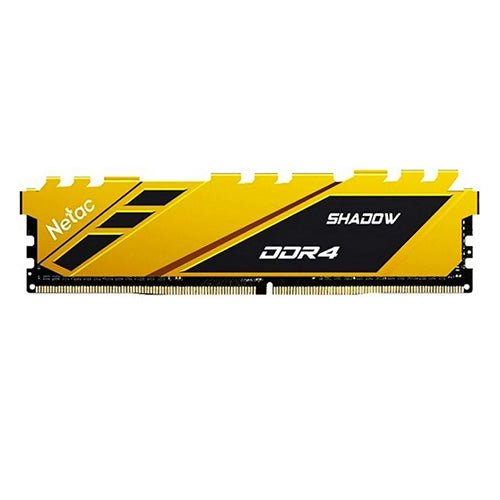 Netac Shadow Yellow, 8GB, DDR4, 3200MHz (PC4-25600), CL16, DIMM Memory - X-Case UK T/A ROG