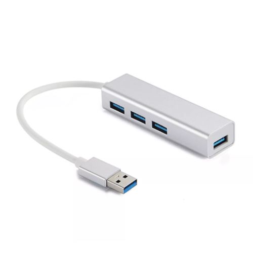 Sandberg External 4-Port USB 3.0 Pocket Hub, 4x USB 3.0, Aluminium, USB Powered, 5 Year Warranty - X-Case UK T/A ROG