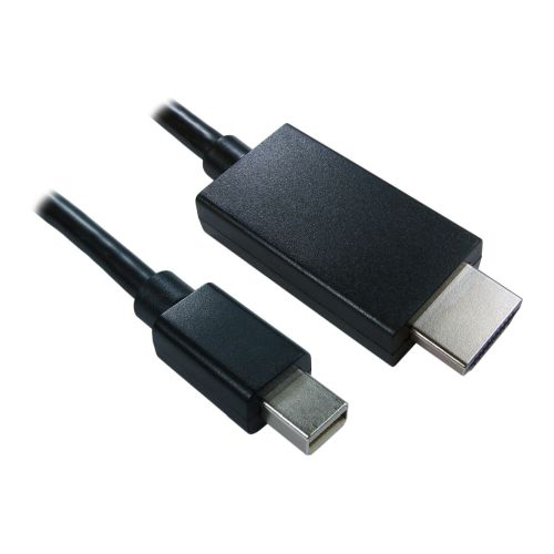 Spire Mini DisplayPort Male to HDMI Male Converter, 1 Metre - X-Case UK T/A ROG