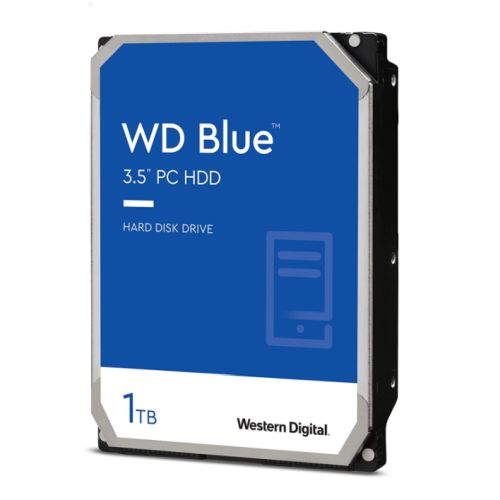WD 3.5", 1TB, SATA3, Blue Series Hard Drive, 7200RPM, 64MB Cache, OEM - X-Case UK T/A ROG