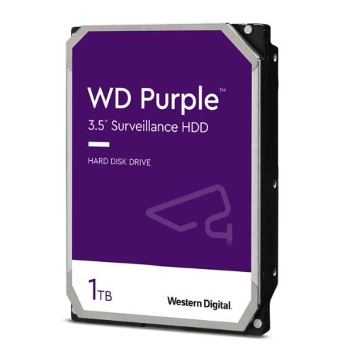 WD 3.5", 1TB, SATA3, Purple Surveillance Hard Drive, 5400RPM, 64MB Cache, OEM - X-Case UK T/A ROG