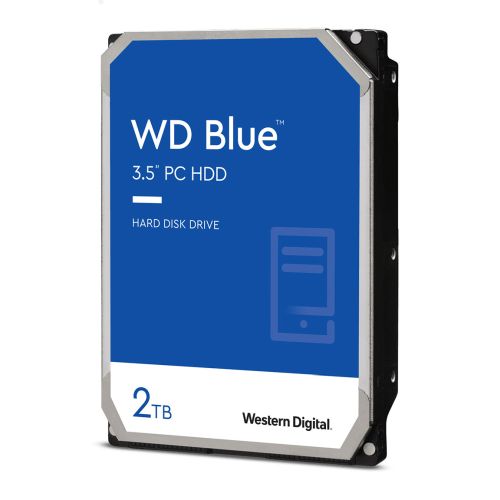 WD 3.5", 2TB, SATA3, Blue Series Hard Drive, 7200RPM, 256MB Cache, OEM - X-Case UK T/A ROG