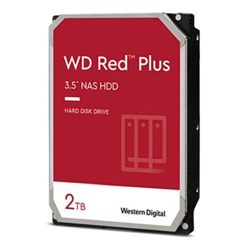 WD 3.5", 2TB, SATA3, Red Plus Series NAS Hard Drive, 5400RPM, 64MB Cache, OEM - X-Case UK T/A ROG