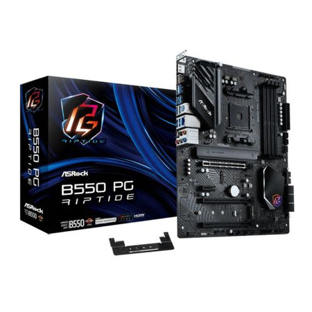 Asrock B550 PHANTOM GAMING RIPTIDE, AMD B550, AM4, ATX, 4 DDR4, HDMI, XFire, 2.5GB LAN, RGB, 2x M.2-3