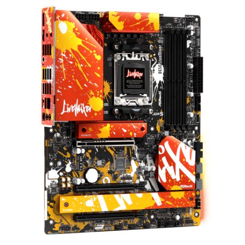Asrock B650 LIVEMIXER, AMD B650, AM5, ATX, 4 DDR5, HDMI, DP, 2.5G LAN, PCIe4, RGB, 3x M.2-2