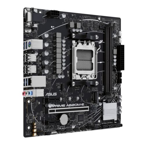 Asus PRIME A620M-E-CSM - Corporate Stable Model, AMD A620, AM5, Micro ATX, 2 DDR5, VGA, HDMI, DP, GB LAN, PCIe4, 1x M.2-1