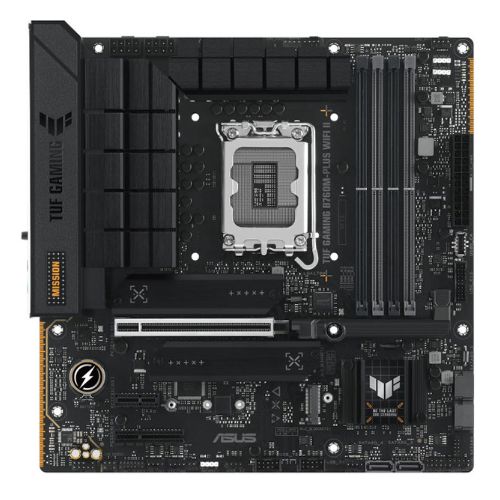 Asus TUF GAMING B760M-PLUS WIFI II, Intel B760, 1700, Micro ATX, 4 DDR5, HDMI, DP, Wi-Fi 6E, 2.5G LAN, PCIe5, 3x M.2-0