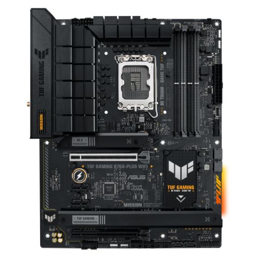 Asus TUF GAMING B760-PLUS WIFI, Intel B760, 1700, ATX, 4 DDR5, HDMI, DP, Wi-Fi 6, 2.5G LAN, PCIe5, 3x M.2, RGB-0